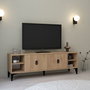 Hanah Home Deren 3507 Soporte para TV Roble Zafiro